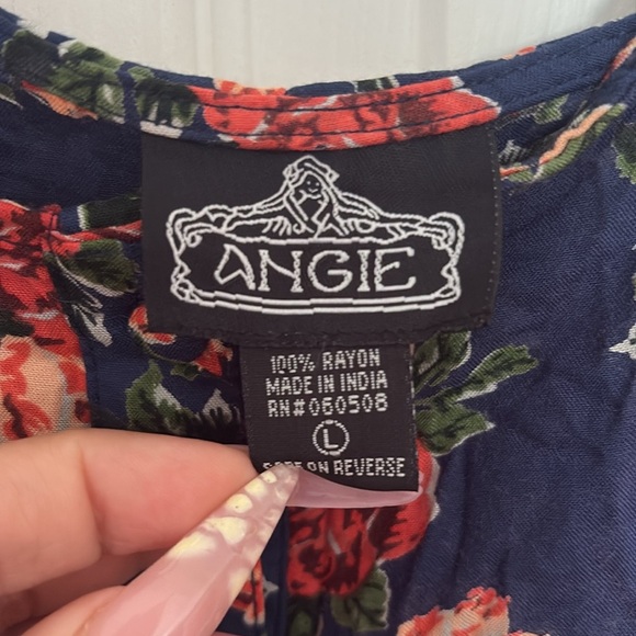 Angie Short Sleeve Floral Mini Dress - Picture 3 of 4